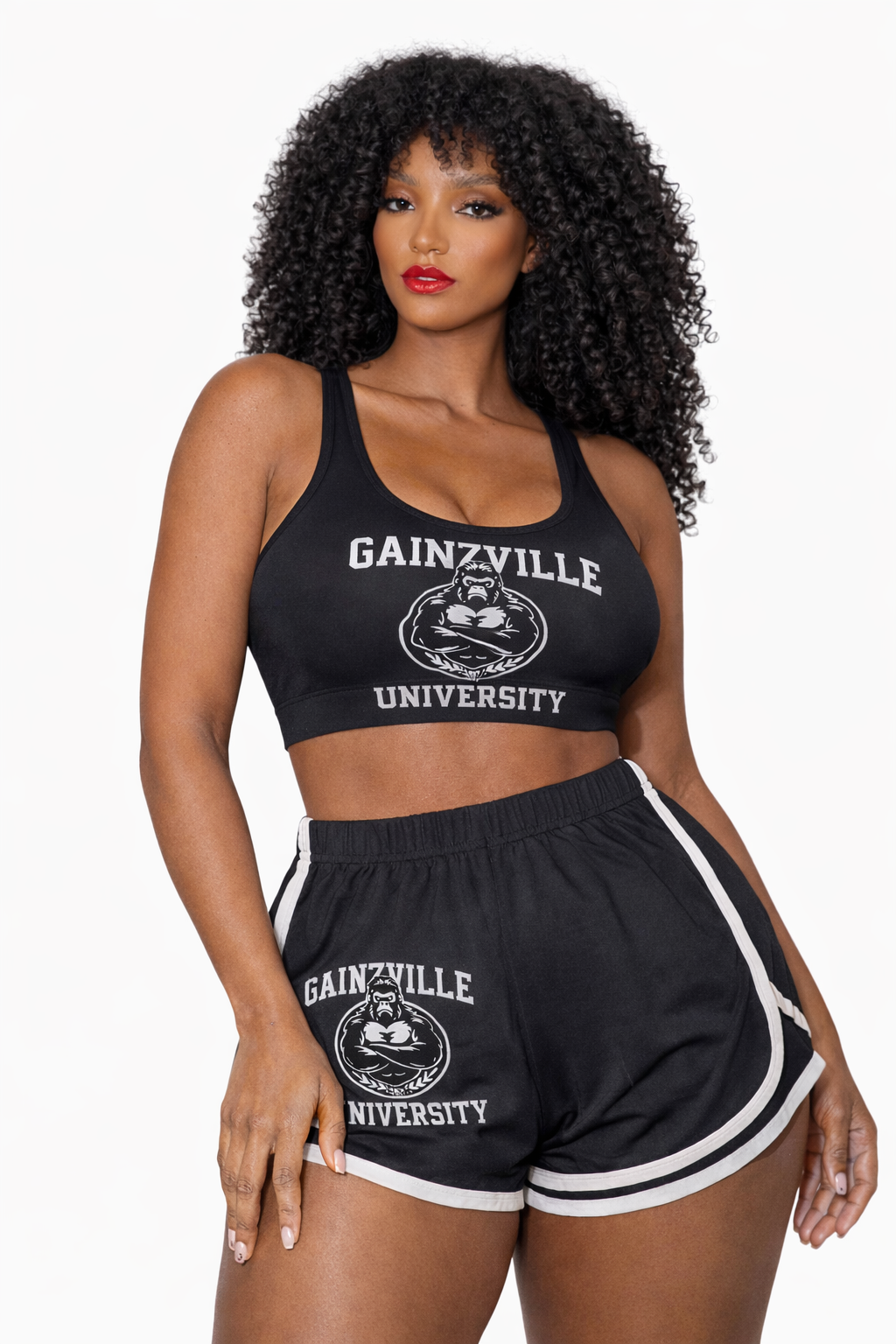 Gainzville University Signature Women’s Athletic Shorts