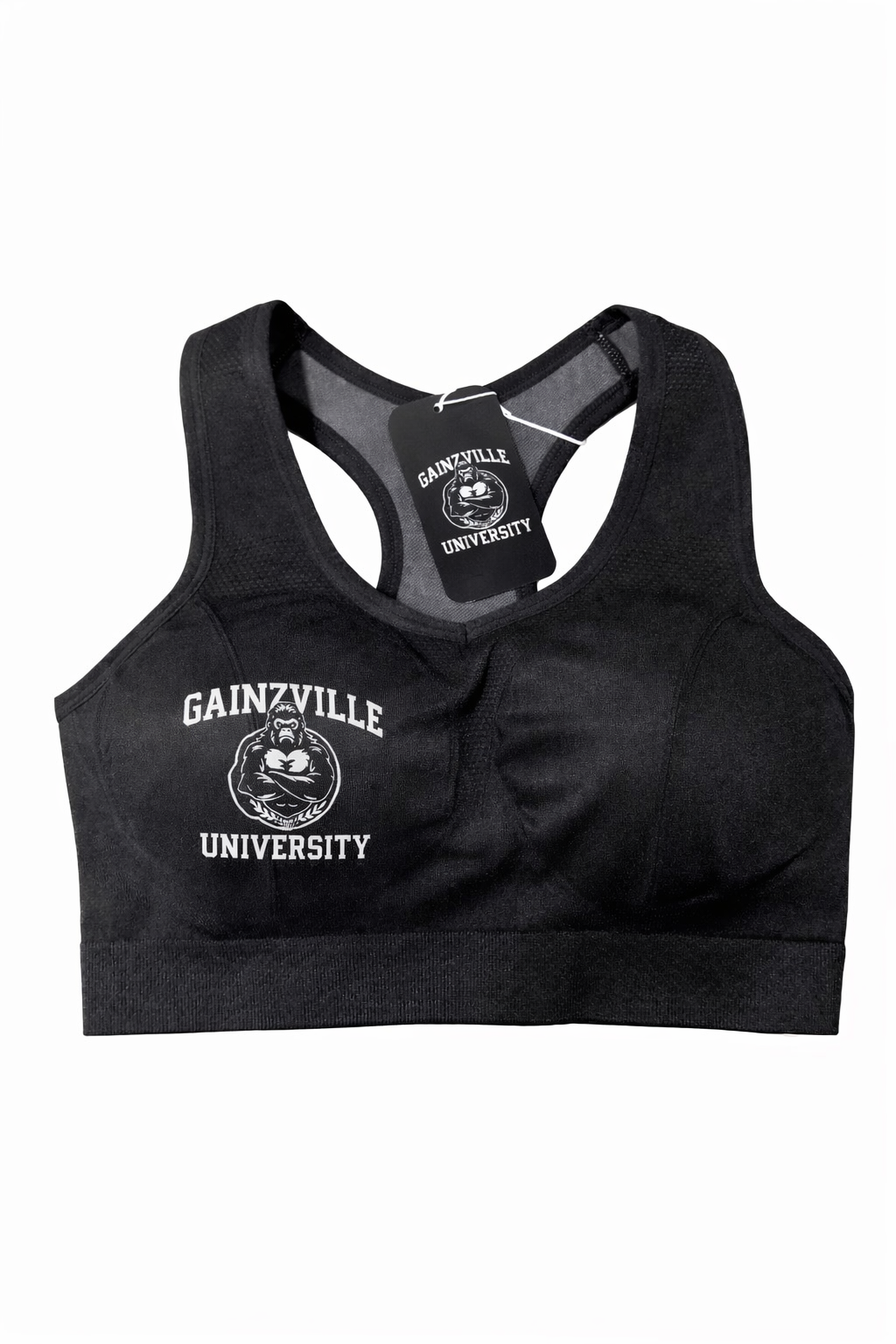 Gainzville University Signature Sports Bra