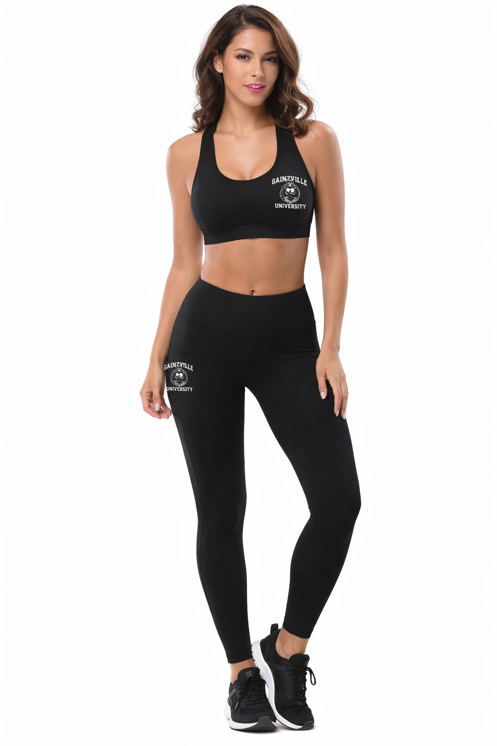 Gainzville University Signature Sports Bra