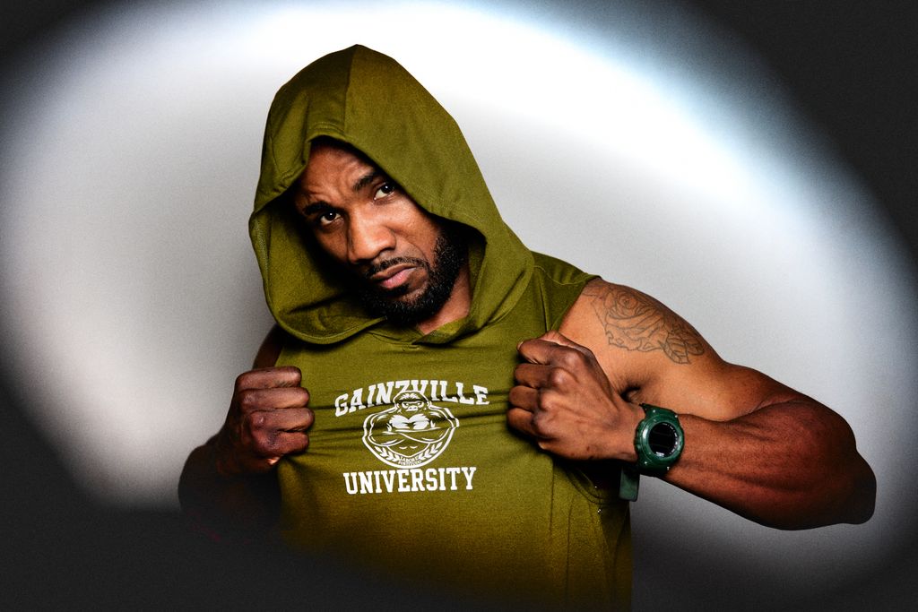 Gainzville University Signature Men's Sleeveless Hooded Tank