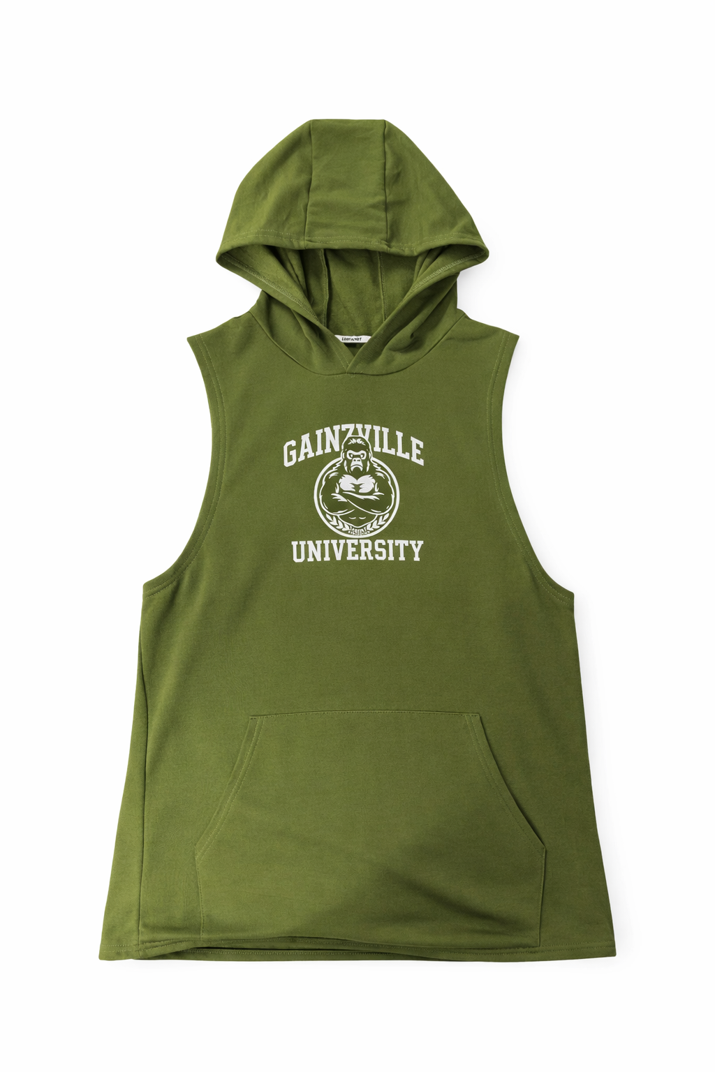 Gainzville University Signature Sleeveless Hoodie