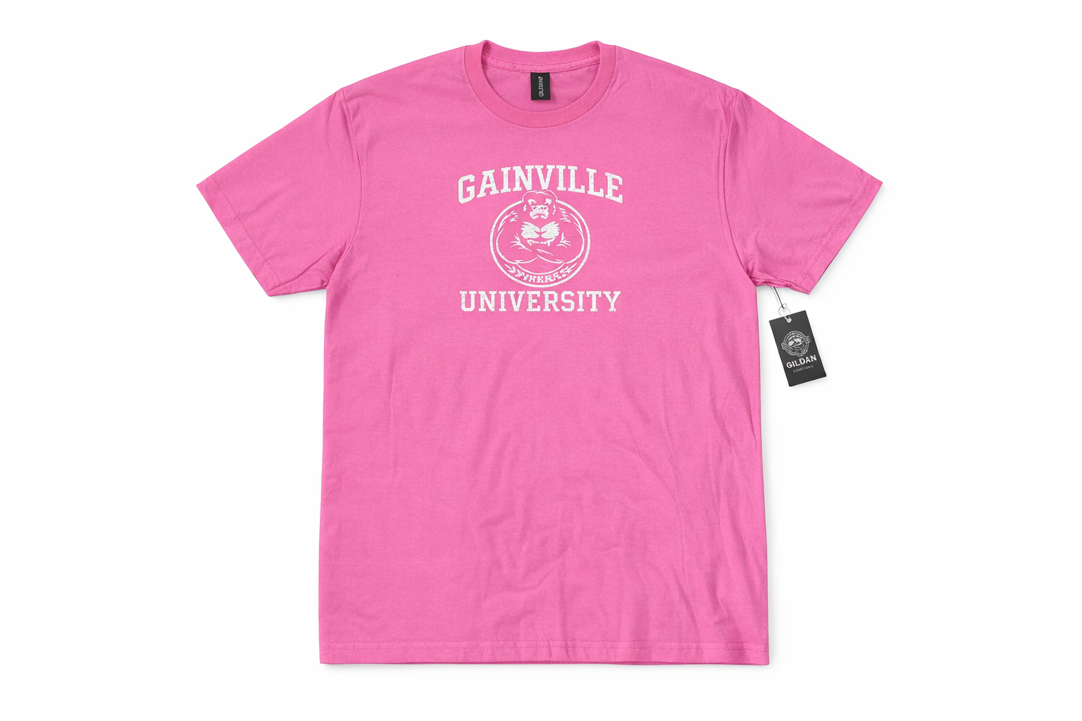 Gainzville University Welcome Week T-Shirt- Pink Collection